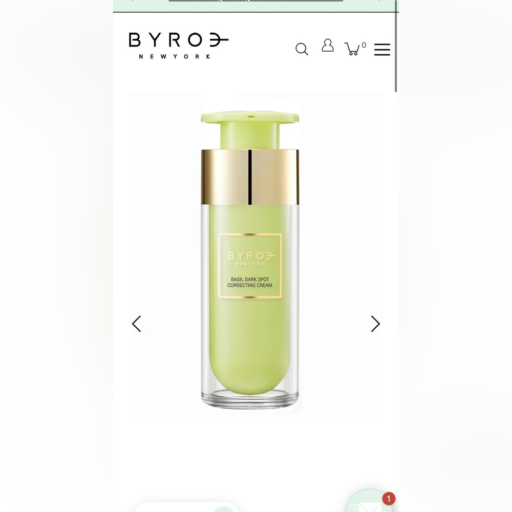 BYROE New York Basil Dark Spot Correcting Cream